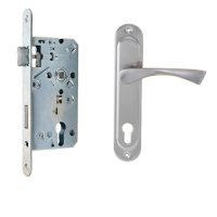 Замок врезной 7504/72-ZC (Хром)